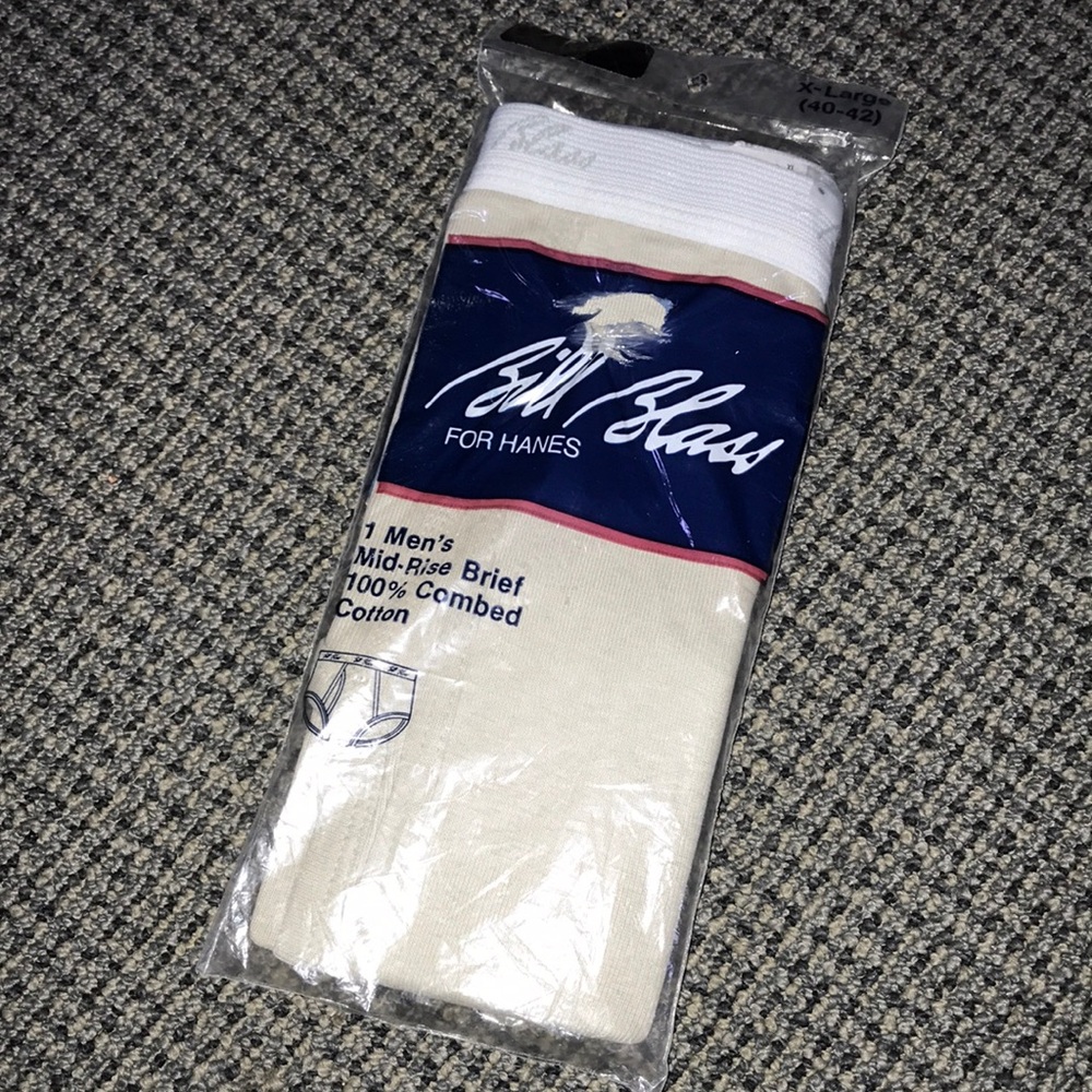 bill blass Men's Brief in White